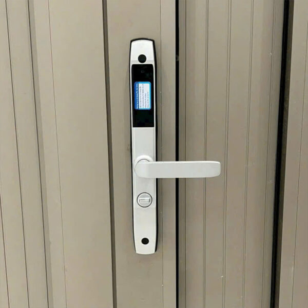 Khóa vân tay cửa nhôm Xingfa KVT011-S30E màu bạc - Hình ảnh 3