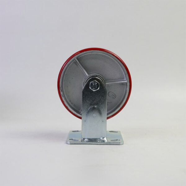 Bánh xe đẩy nhựa PU lõi gang BXD046 cố định