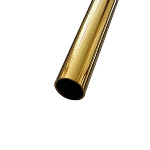 Ống Inox 304 Ø50 R014-2000 màu vàng dài 2m