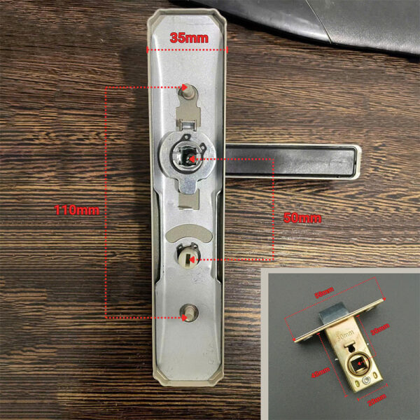 Thông số kỹ thuật tay nắm và chốt khóa cửa nhà vệ sinh KVS001, KVS002, KVS003, KVS004