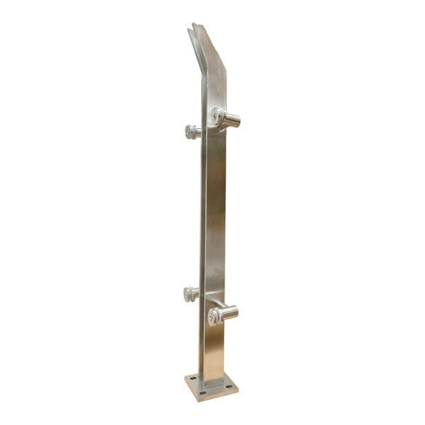 Trụ lan can la kép TLC052 inox 304