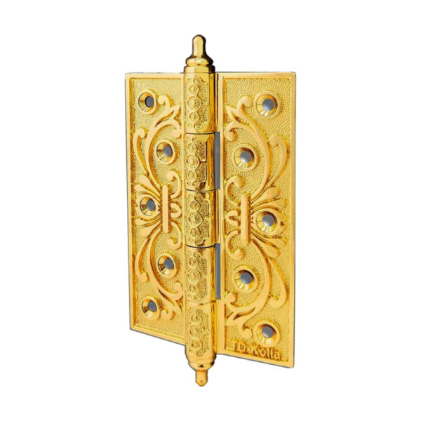 Bản lề đồng thau BBL-68100-G gold 24K dài 100mm dày 4mm