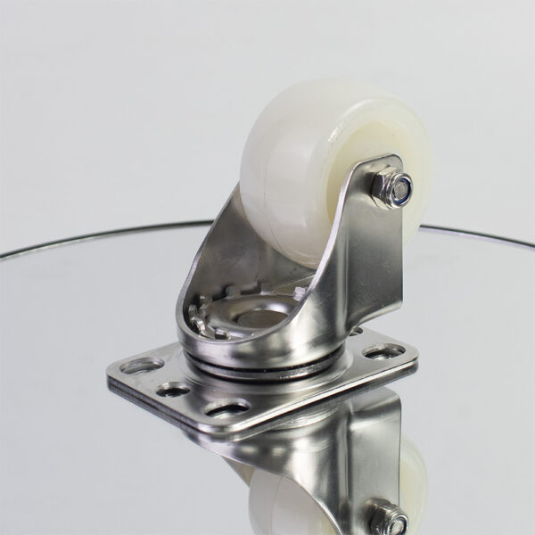 Bánh xe đẩy nhựa PA BXD006 xoay càng inox 304