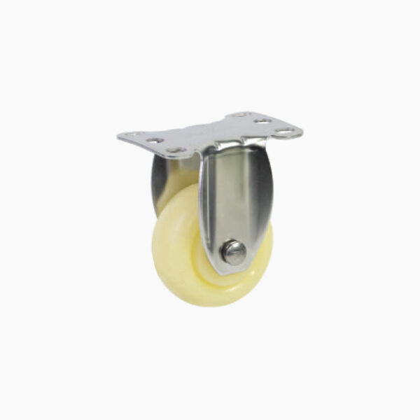 Bánh xe đẩy nhựa PA BXD063 cố định càng inox - Hình ảnh 2