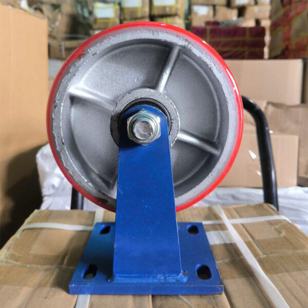 Bánh xe đẩy nhựa PU siêu tải 1200kg BXD069 cố định