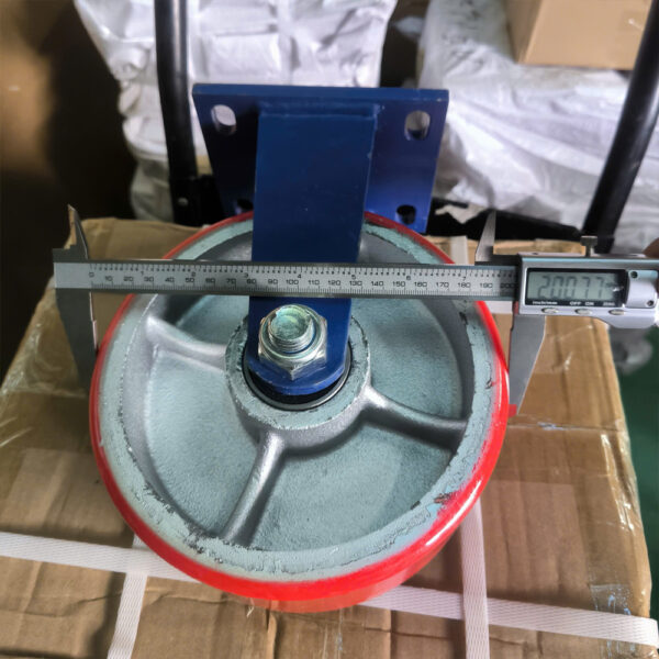 Bánh xe đẩy nhựa PU siêu tải 1200kg BXD069 cố định