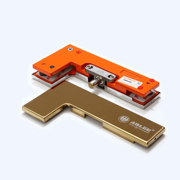 Kẹp kính góc L ADLER D323PVD màu vàng
