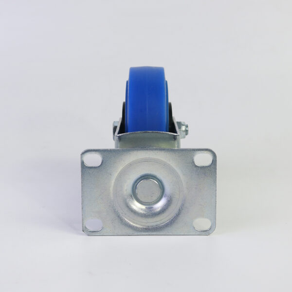 Bánh xe đẩy TPR xanh lam BXD077 xoay 360
