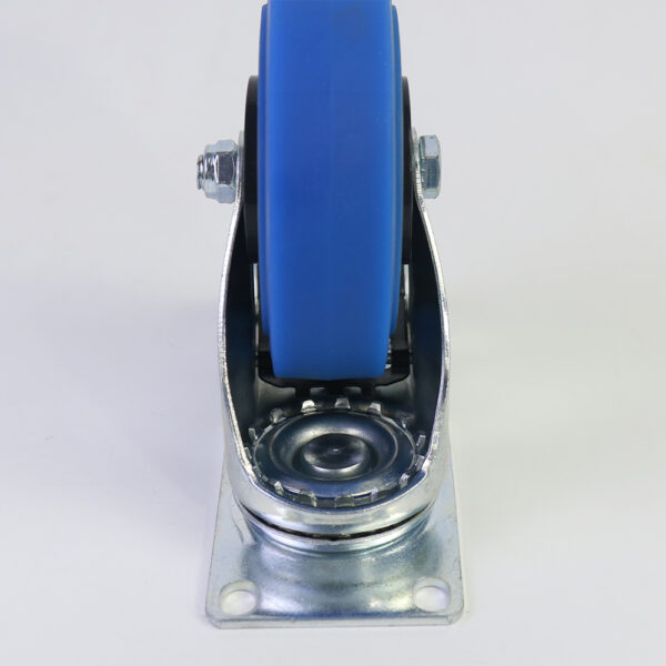 Bánh xe đẩy TPR xanh lam BXD078 xoay có khóa