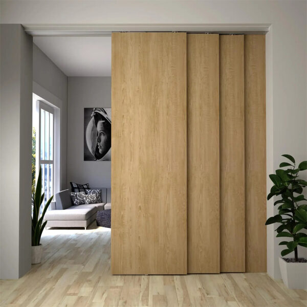 Bộ bánh xe lùa 3 cánh bán tự động BXL008-172