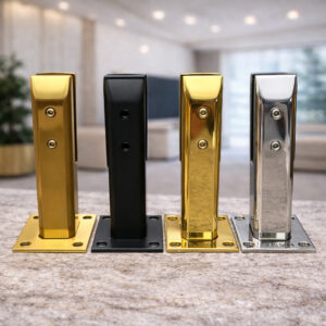 Trụ ngàm lan can TCL053 inox 304 cao 200mm